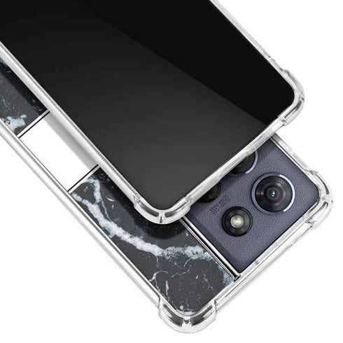 NBA Indiana Pacers Marble Moto G Play 5G (2025) Clear Case